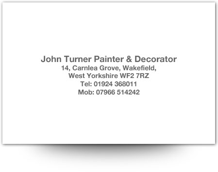 John Turner Painter & Decorator